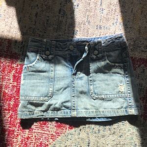 Denim Mini Skirt